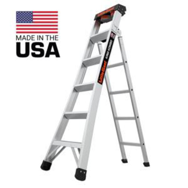 Picture of King Kombo 2.0 Pro 6ft Aluminum Ladder w/ Wall Pad