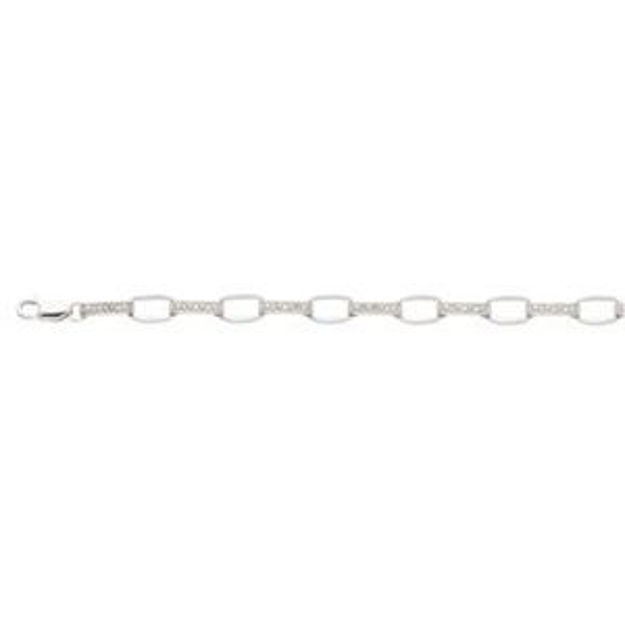 Picture of Sterling Silver Diamond Bracelet