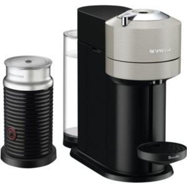 Picture of Vertuo Next Coffee and Espresso Maker in Light Gray plus Aeroccino3 Milk Frother in Black