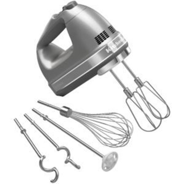 Picture of 9-Speed Hand Mixer with Turbo Beater II Accessories in Contour Silver