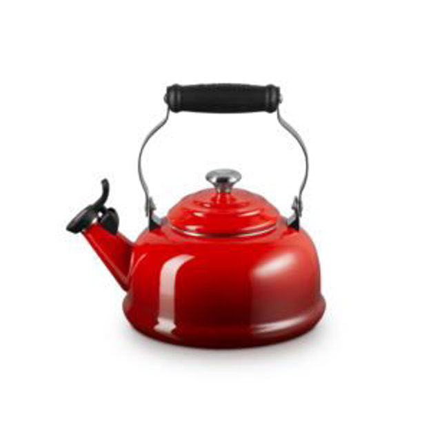Picture of Classic Whistling Kettle w/ Metal Finishes Cerise