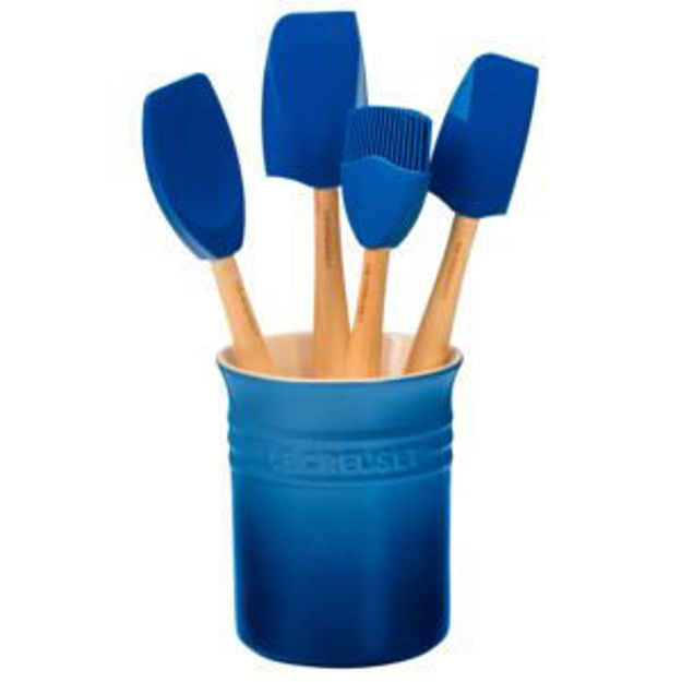 Picture of 5pc Craft Series Silicone Utensil Set w/ Crock Marseille