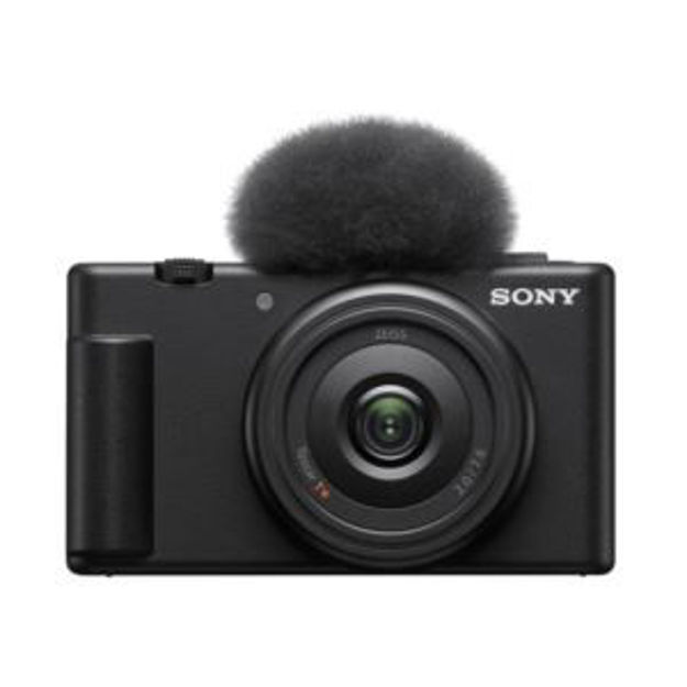 Picture of ZV-1F Vlog Camera for Content Creators and Vloggers Black