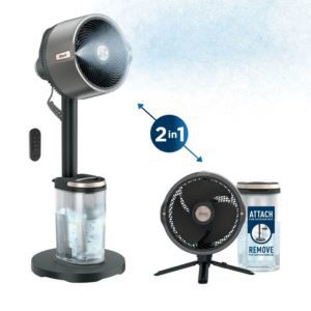Picture of FlexBreeze Pro Mist Indoor & Outdoor Pedestal & Table Fan w/ Water Tank