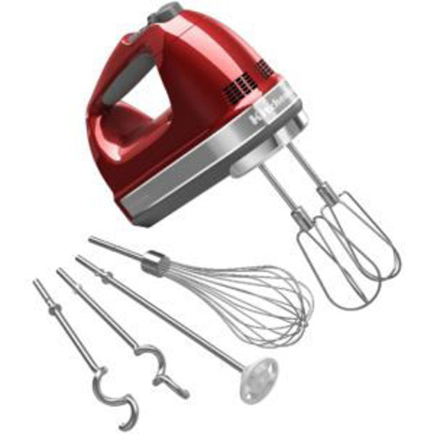 Picture of 9-Speed Hand Mixer with Turbo Beater II Accessories in Candy Apple Red