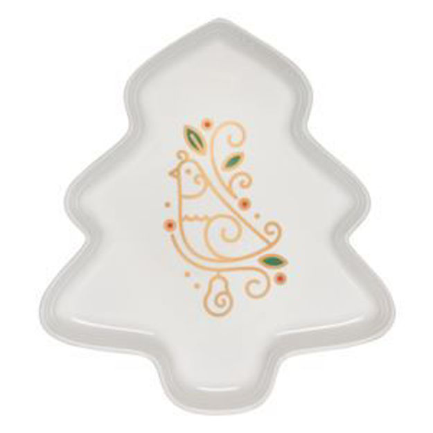 Picture of Noel Collection 14" Tree Platter White