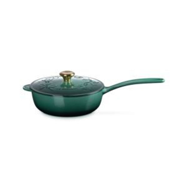 Picture of 2.25qt Holly Collection Cast Iron Saucier w/ Gold Knob Artichaut