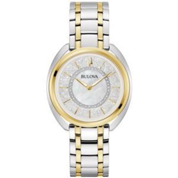 Picture of Ladies' Duality Two-Tone Stainless Steel Watch w/ 2 Straps Mother-of-Pearl Dial