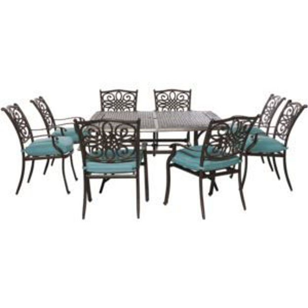 Picture of Traditions 9-Piece Square Dining Set