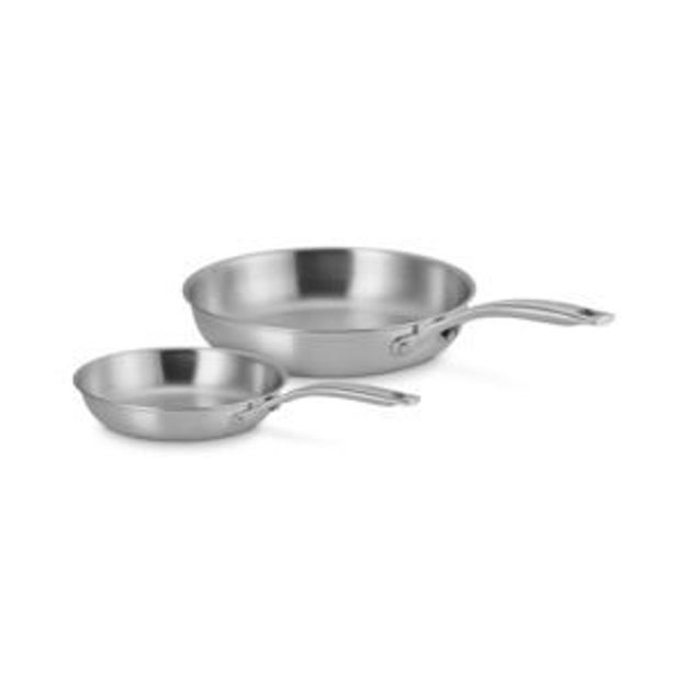 Picture of 2pc Essential Stainless Steel Fry Pan Set