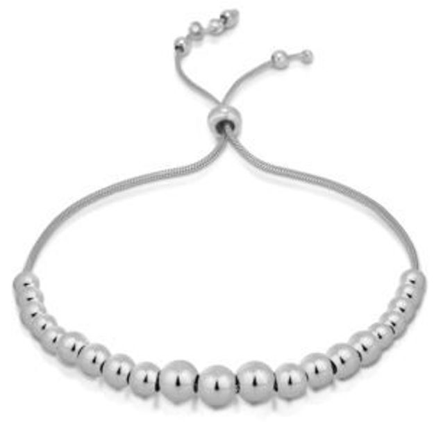 Picture of Bolo Bead Bracelet Silver