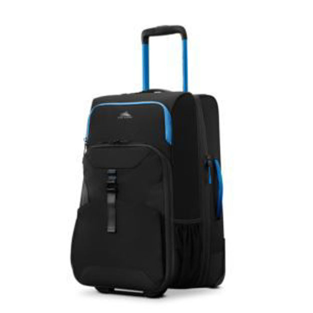 Picture of Hi-Life Carry-On Wheeled Duffel Black/Blue