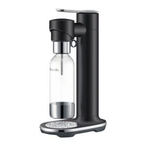 Picture of Breville InFizz Fusion Sparkling Water, Soda & Carbonated Beverage Maker, Black Truffle