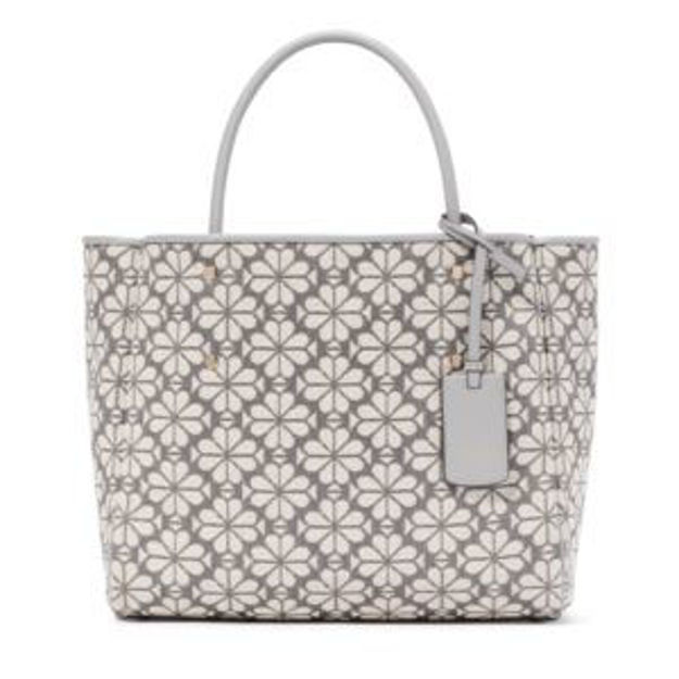 Picture of Spade Flower Jacquard Medium Everything Tote - Grey Multi