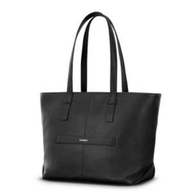 Picture of Mobile Solution 2 Leather Tote Black