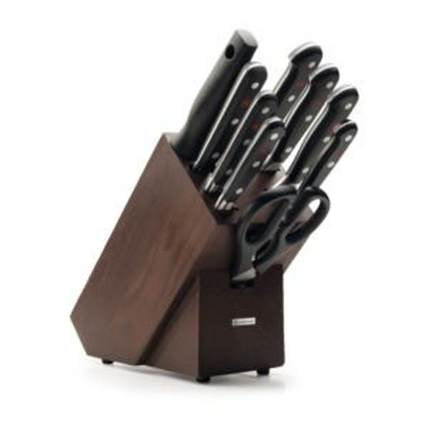 Picture of Classic 10pc Knife Block Set Dark Brown