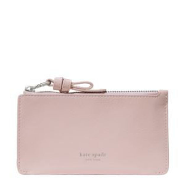 Picture of Loop Crinkle Patent Zip Card Case - Morning Beach