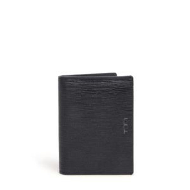 Picture of Nassau Slg L-Fold - Black Embossed