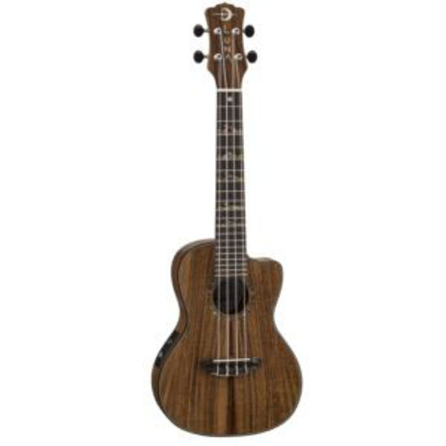 Picture of High Tide KOA Concert Acoustic Electric Ukulele with Gigbag