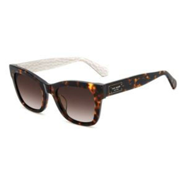 Picture of Dee Square Polarized Sunglasses - Havana