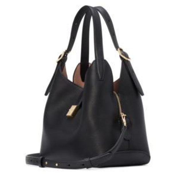 Picture of Deco Medium Crossbody Tote - Black