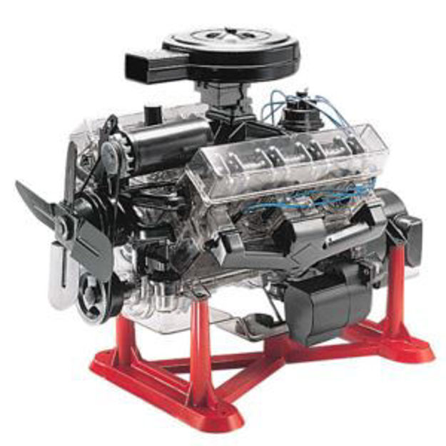 Picture of 1/4 Visible V8 Engine