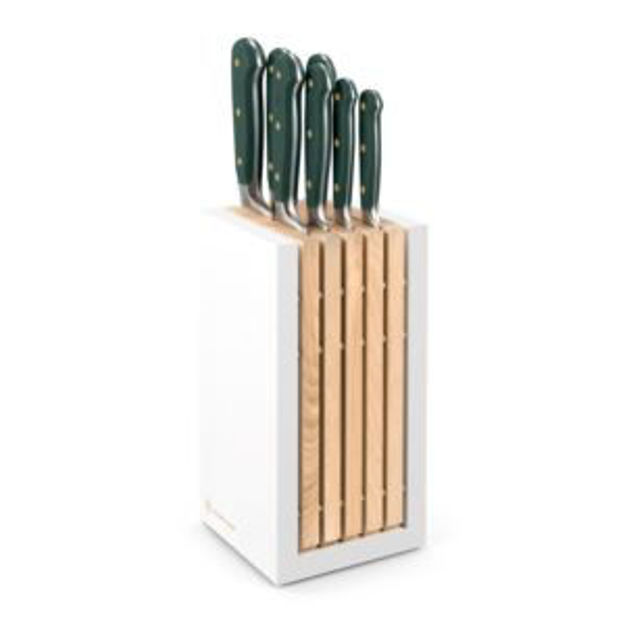 Picture of Classic 8pc Designer Knife Block Set Fresh Rosemary