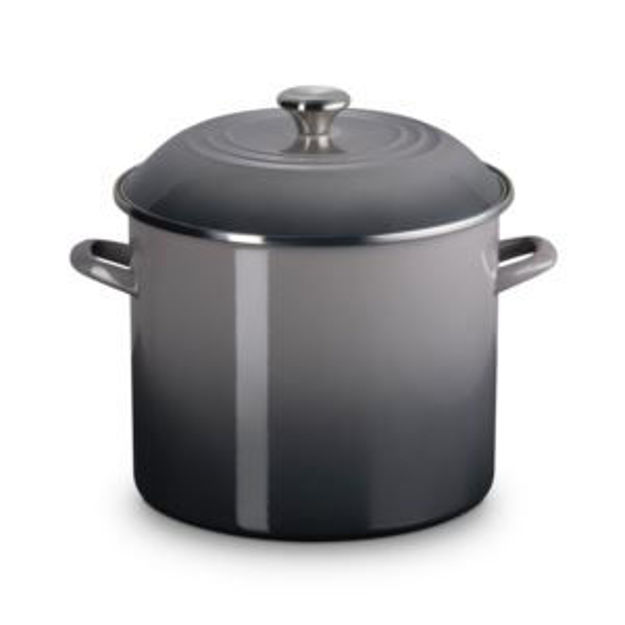 Picture of 16qt Enamel on Steel Covered Stockpot Oyster