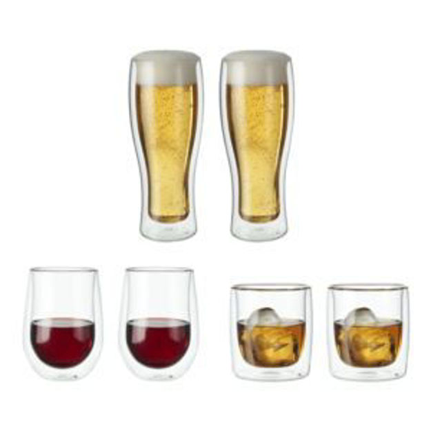 Picture of Sorrento 6pc Double Wall Entertaining Glassware Set