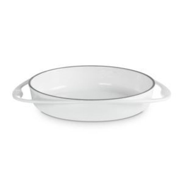 Picture of 2qt Traditional Cast Iron Round Tarte Tatin Dish White