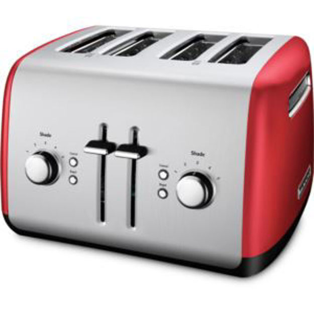 Picture of 4-Slice Toaster with Illuminated Buttons in Empire Red
