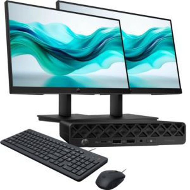 Picture of Windows 11 Pro Desktop PC with Dual 24in Monitors