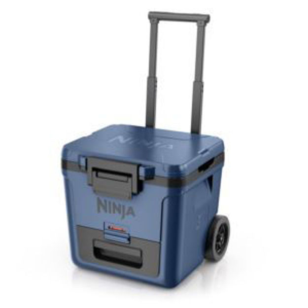 Picture of FrostVault 30qt Wheeled Cooler w/ Cold Dry Zone Lakeshore Blue