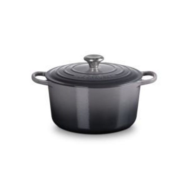 Picture of 6.5qt Signature Cast Iron Deep Round Dutch Oven Oyster
