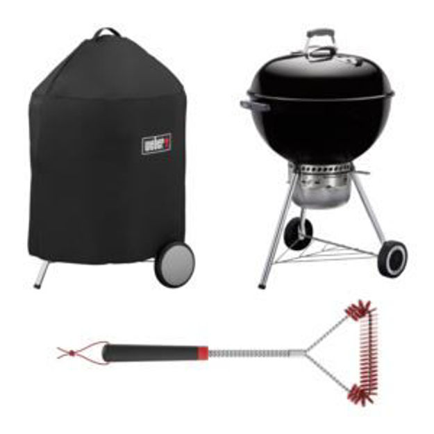 Picture of KIT 22'' Orig Kettle Prem w/Cover + Brush - Black