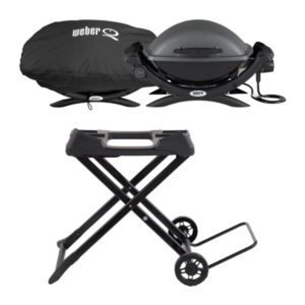 Picture of KIT Q1400 Electric Portable Grill w/ Cart + Cover