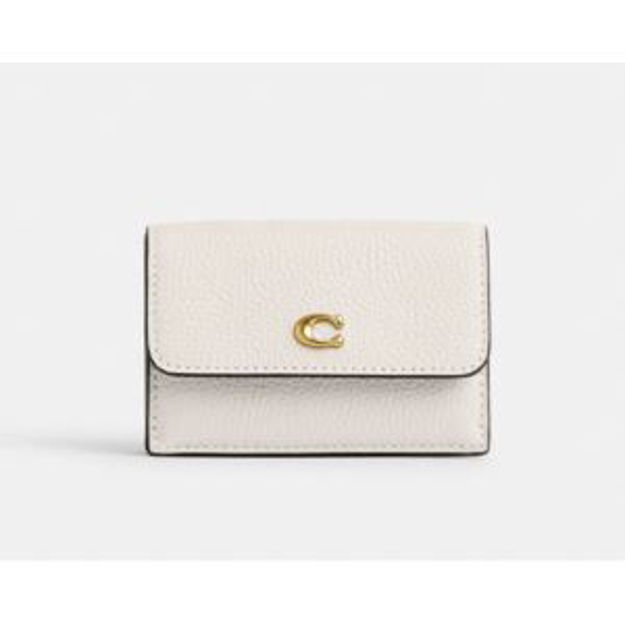 Picture of Essential Mini Trifold Wallet - Chalk