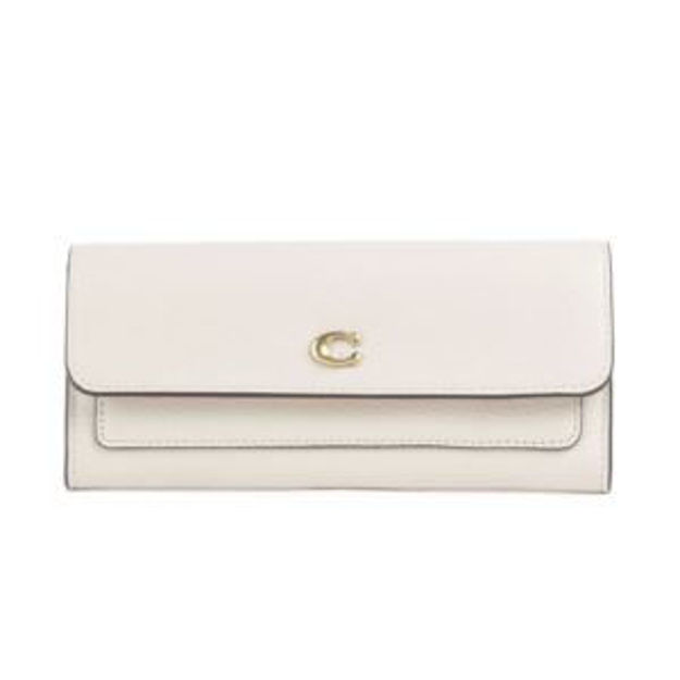 Picture of Mila Long Flap Wallet - Chalk