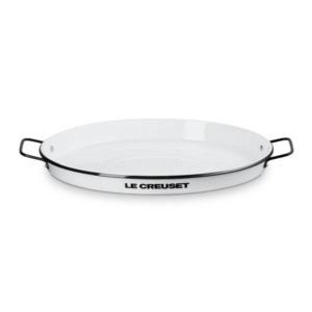 Picture of 24" Everyday EnamelWare Oval Serving Tray White