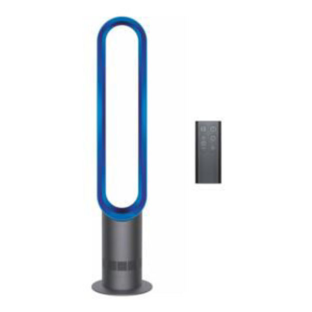 Picture of Cool AM07 Bladeless Tower Fan Iron/Blue