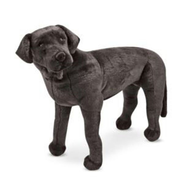 Picture of Giant Black Lab Stuffed Animal  Ages 3+ Years