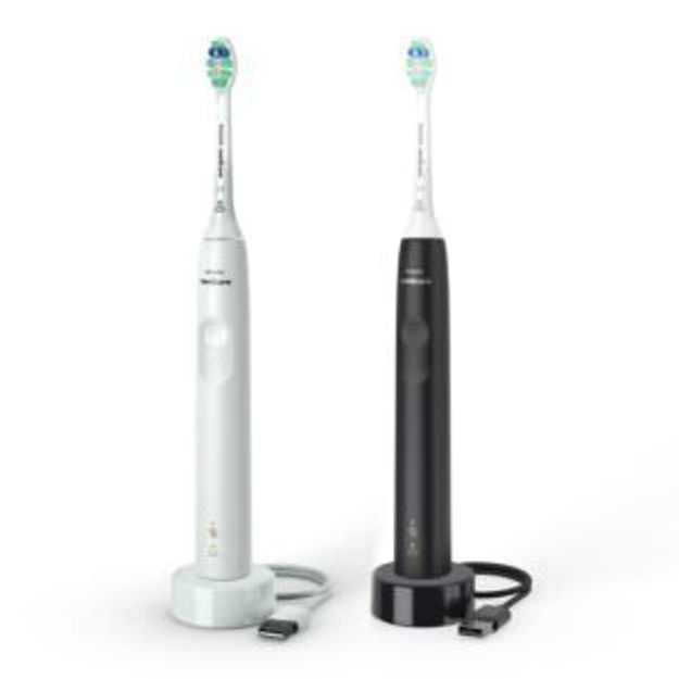 Picture of Sonicare For Two 4100 Power Toothbrushes Black/White