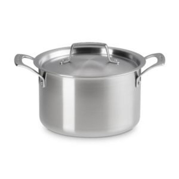 Picture of 4qt Essential Stainless Steel Deep Round Stockpot w/ Lid