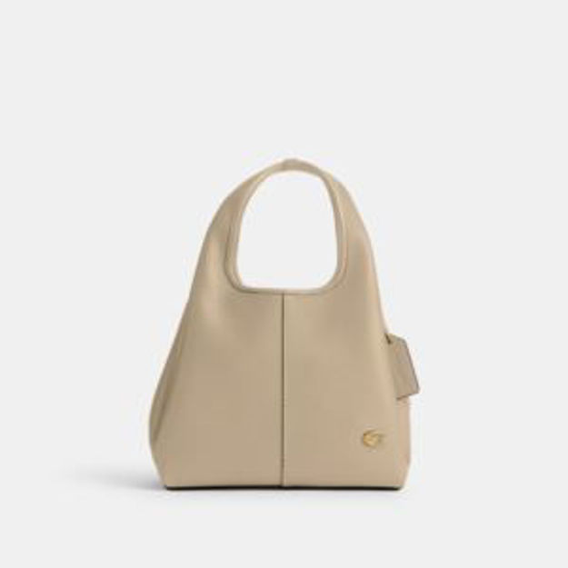 Picture of Pebble Leather Lana Shoulder Bag 23 - Ivory
