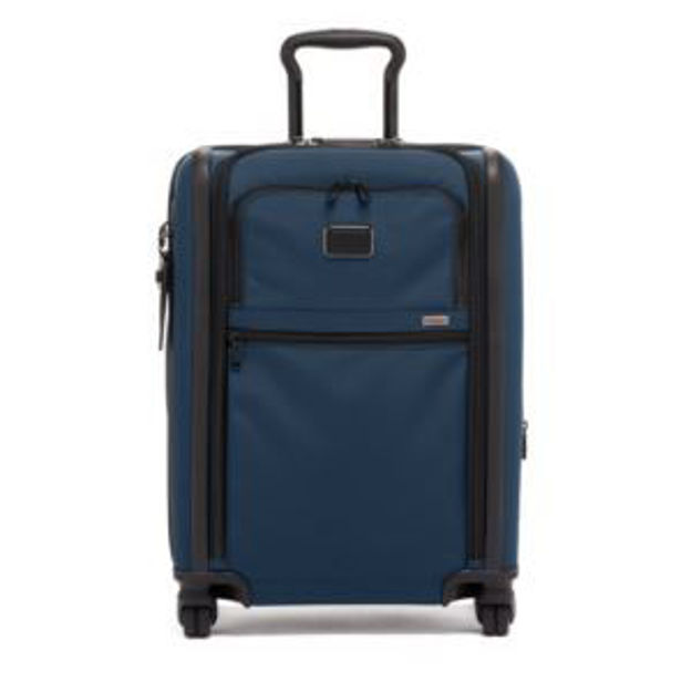 Picture of Alpha Continental Dual Access 4 Wheeled Carry-On Navy