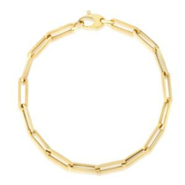 Picture of Chunky Paperclip Bracelet Gold