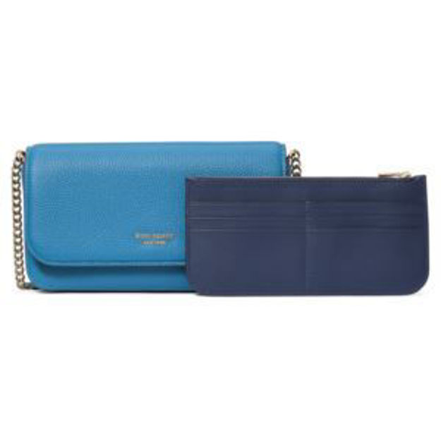 Picture of Ava Flap Chain Wallet - Back to School Blues