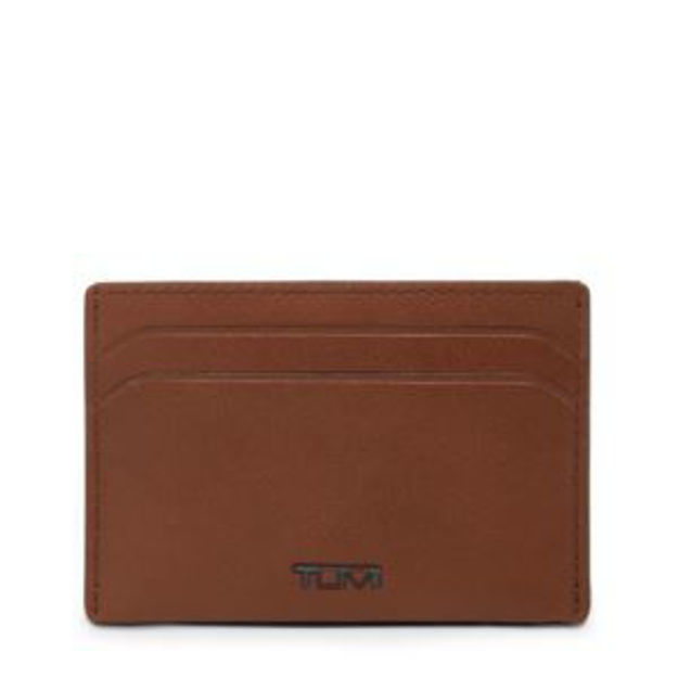 Picture of Nassau Slg Slim Card Case - Cognac