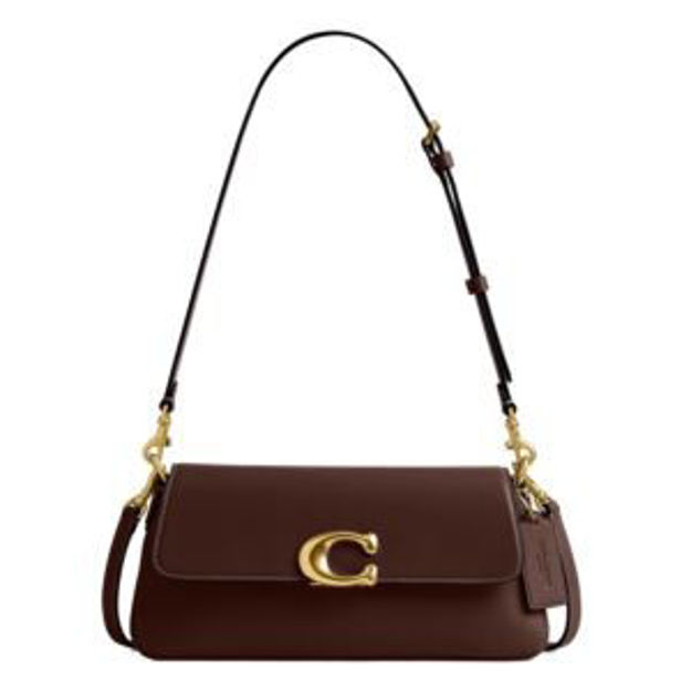 Picture of Refined Calf Leather Jet Shoulder Bag - Maple