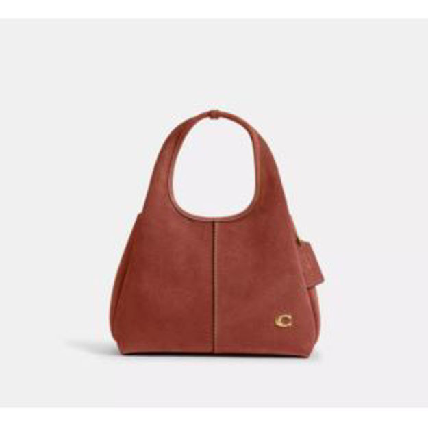 Picture of Suede Lana Shoulder Bag 23 - Clay